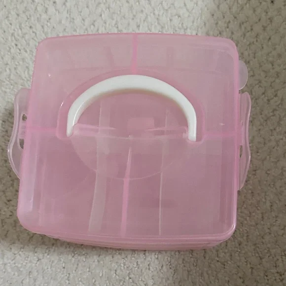 Pink Stackable Storage Box - Picture 2 of 7
